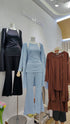 Ladies High Fashion Trendy Three Piece Co-Ord Sets